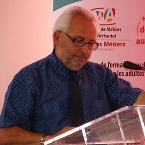 Assemblée Générale de la CMA65 - Le président PUGES 