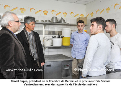 Visite de l'Ecole des Métiers 