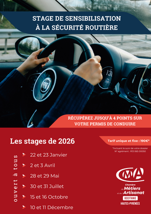 Stage de sensibilisation à la sécurité routière