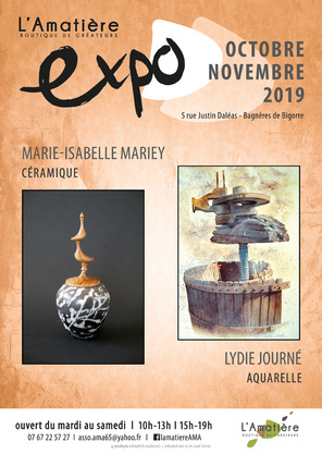 Céramique et aquarelle