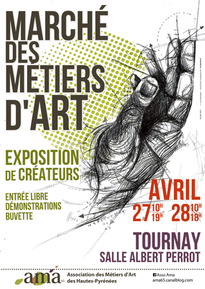 Marché des métiers d'art à Tournay