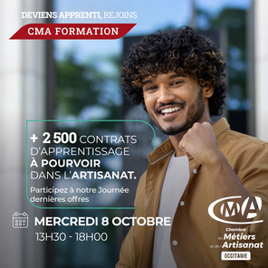 L'Artisanat forme et recrute : plus de 2500 postes à pourvoir !