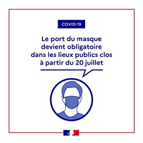 Covid-19 : Port du masque obligatoire