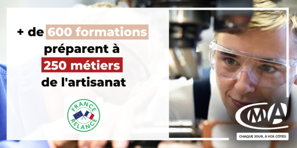 250 métiers dans l'Artisanat 