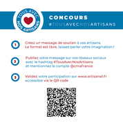 Participez au concours « Tous avec nos artisans »