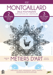 Marché des Métiers d'Art à Montgaillard les 2 et 3 Décembre 2017 