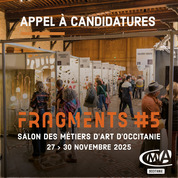 FRAGMENTS 5 : le Salon des métiers d'art d'Occitanie revient à Toulouse !