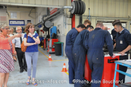 Emmanuelle GAZEL, vice-présidente de la région Occitanie, en visite à l'Ecole des Métiers 