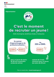 C'est le moment de recruter un jeune !