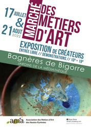 Des artisans-créateurs aux jardins de la médiathèque de Bagnères-de-Bigorre 