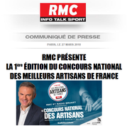 Concours des meilleurs artisans de France / Partenariat RMC