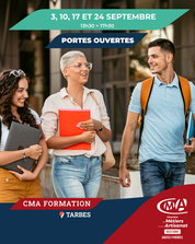 Journées Portes Ouvertes : il est encore temps de rejoindre CMA Formation Tarbes !