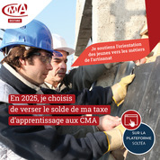 Taxe d’apprentissage 2025 : fléchez votre solde vers l’artisanat avec la CMA