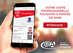 Votre carte professionnelle est disponible
