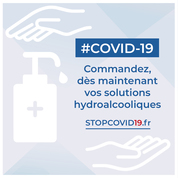 Commande de gel et solutions hydro-alcooliques