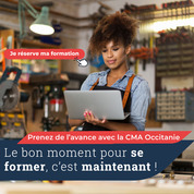 Envie d’évoluer ? Formez-vous avec la CMA Occitanie !