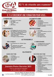 De nouvelles formations vous attendent 