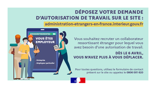 Modernisation et simplification des démarches pour les étrangers : la demande d’autorisation de travail se fait en ligne