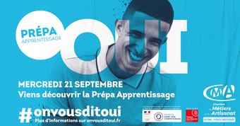 21 septembre : journée Prépa Apprentissage 