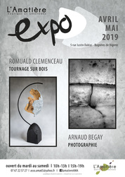 Exposition à l'Amatière : tournage sur bois et photographie